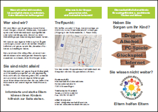 Flyer Elternselbsthilfe Zollernalb